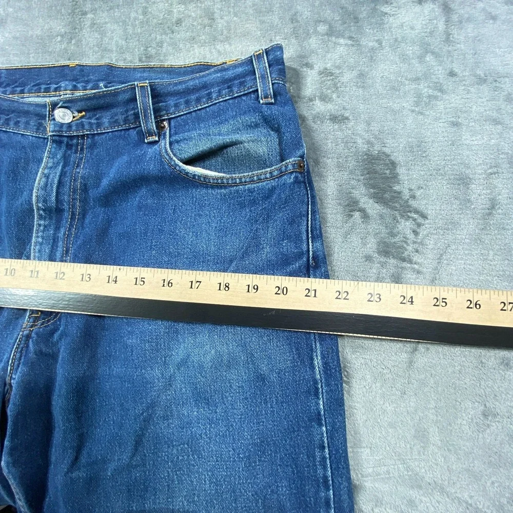 Vintage Levis Jeans Mens 36x32 Blue Straight Leg Denim Pants Y2K 90s USA Red Tag